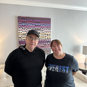 Kevin Spacey with Courtney Wyman