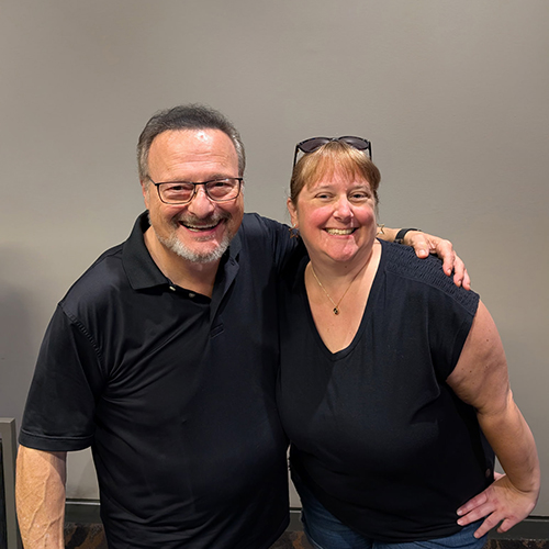Wayne Knight & Courtney Wyman