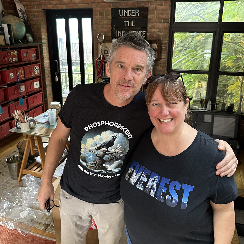 Ethan Hawke & Courtney Wyman