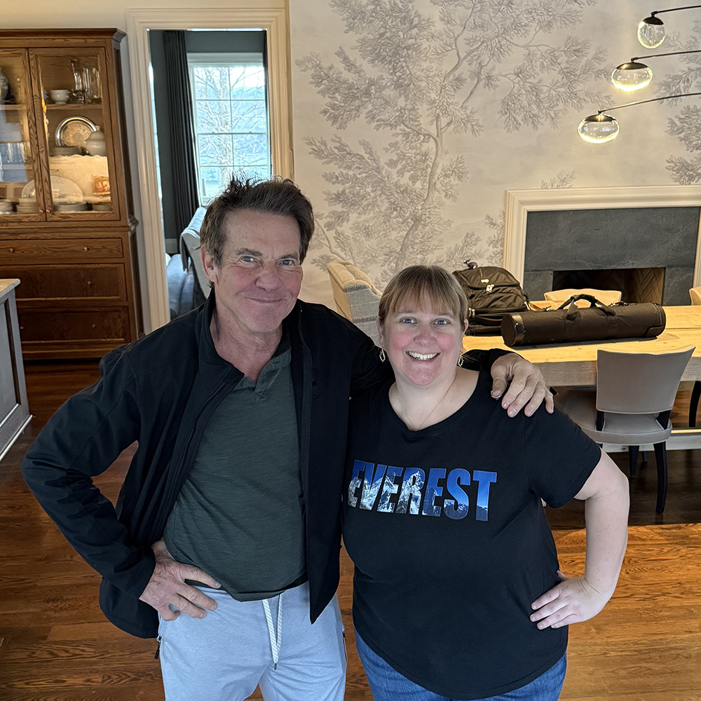 Dennis Quaid & Courtney Wyman