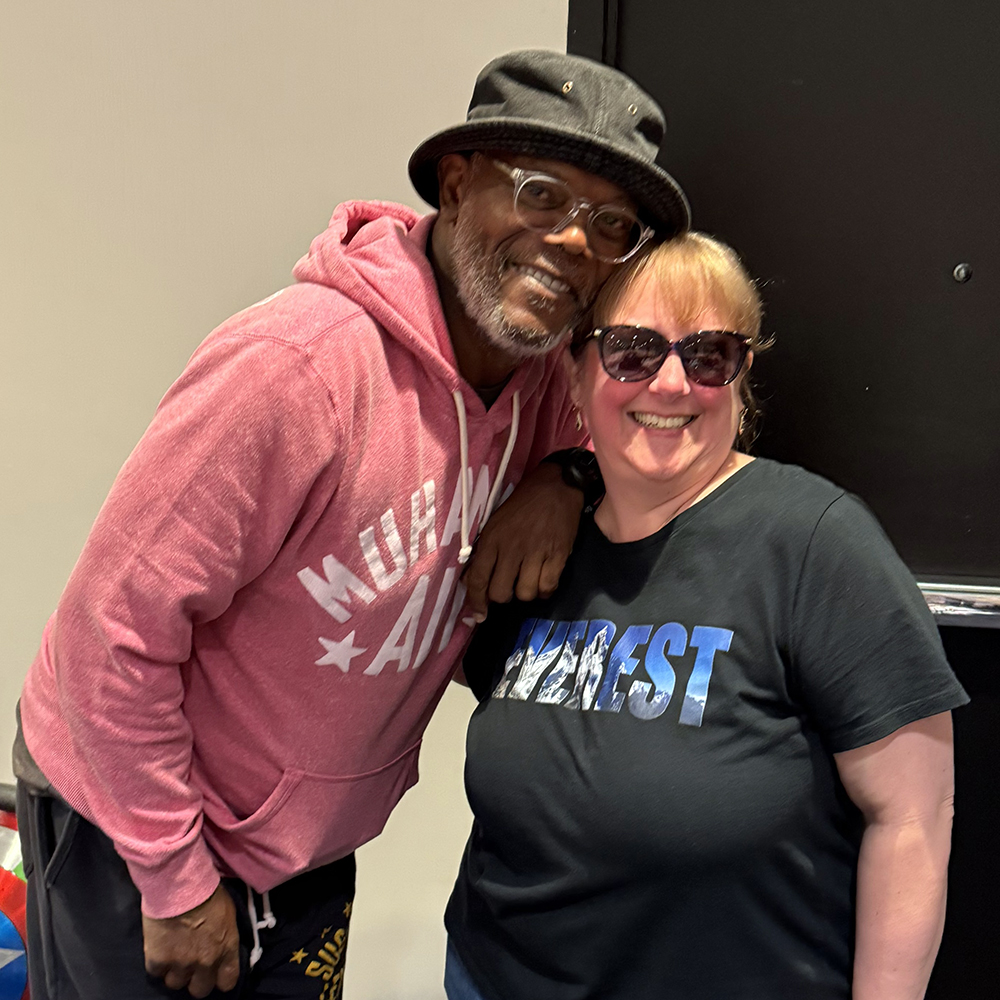 Samuel L. Jackson & Courtney Wyman