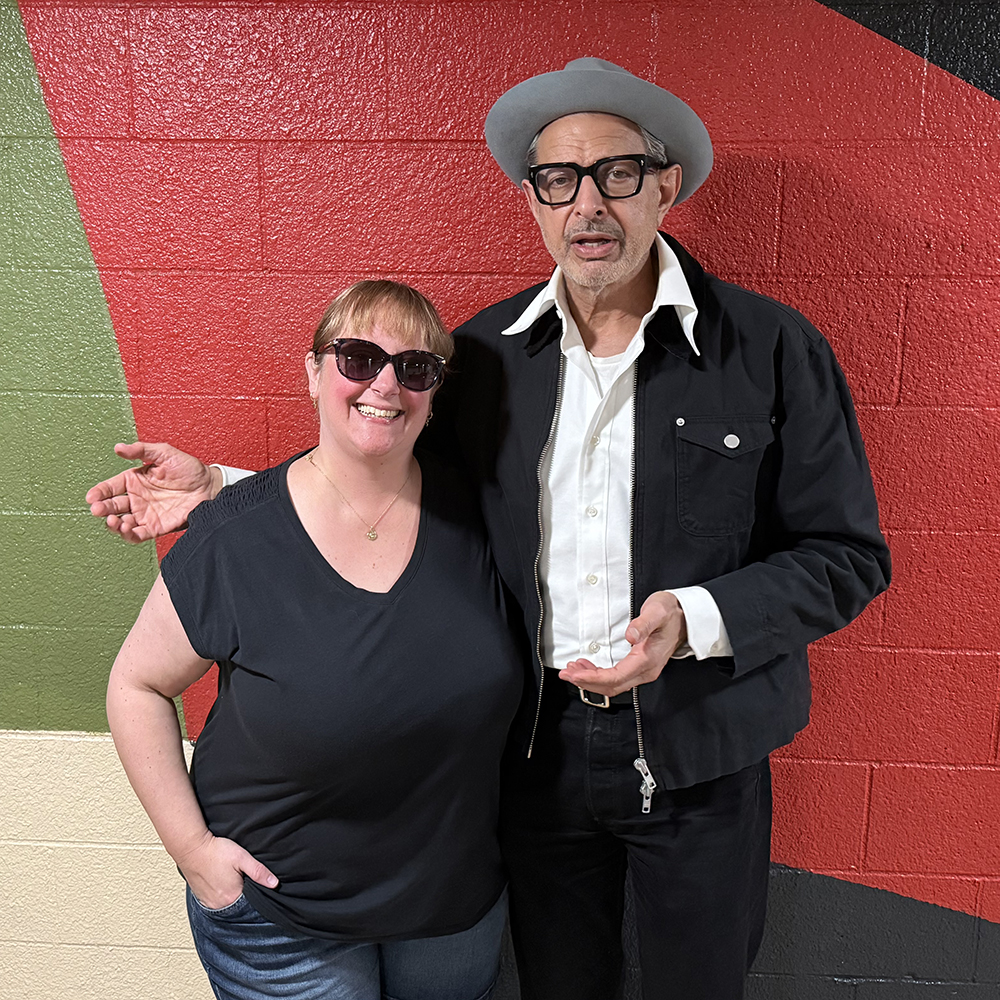 Courtney Wyman & Jeff Goldblum