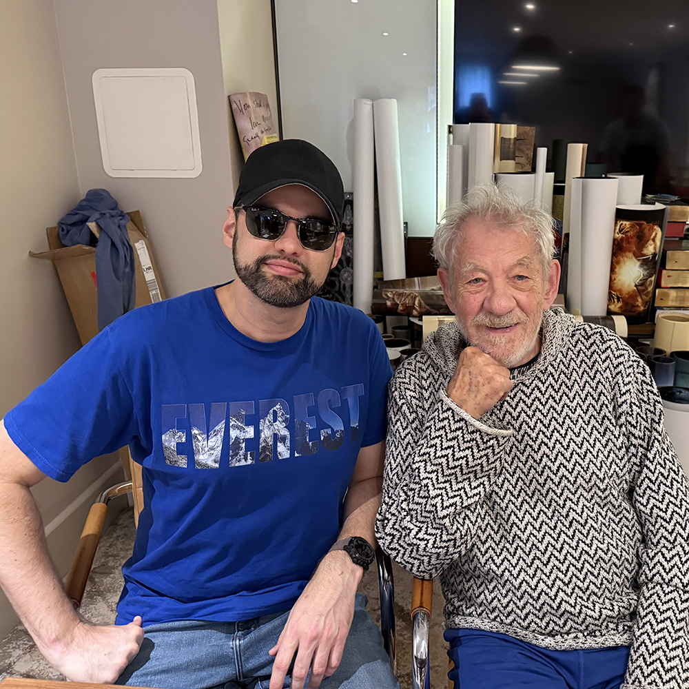 Chris Wyman & Ian McKellen