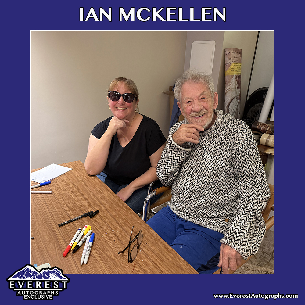 Courtney Wyman & Ian McKellen